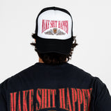 MSH Mentality White/Black Trucker Hat