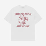 Friend Zone Survivor White Tee