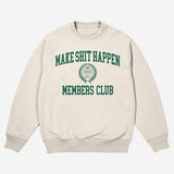 MSH Members Club Bone Crewneck